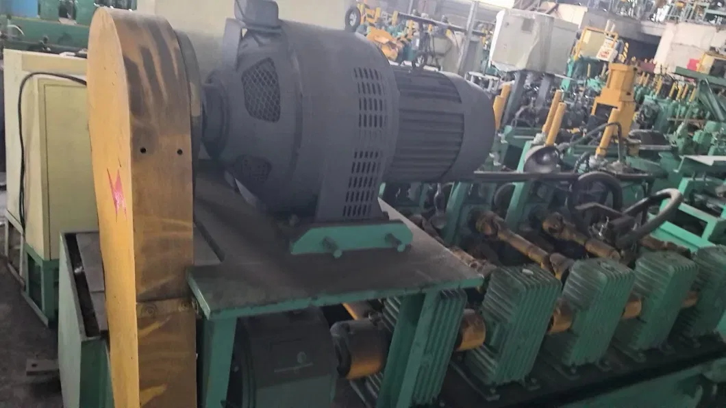 Automatic Carbon Steel Galvanized High Frequency Longitudinal Seam Tube Mill Line 40 Tube Mill