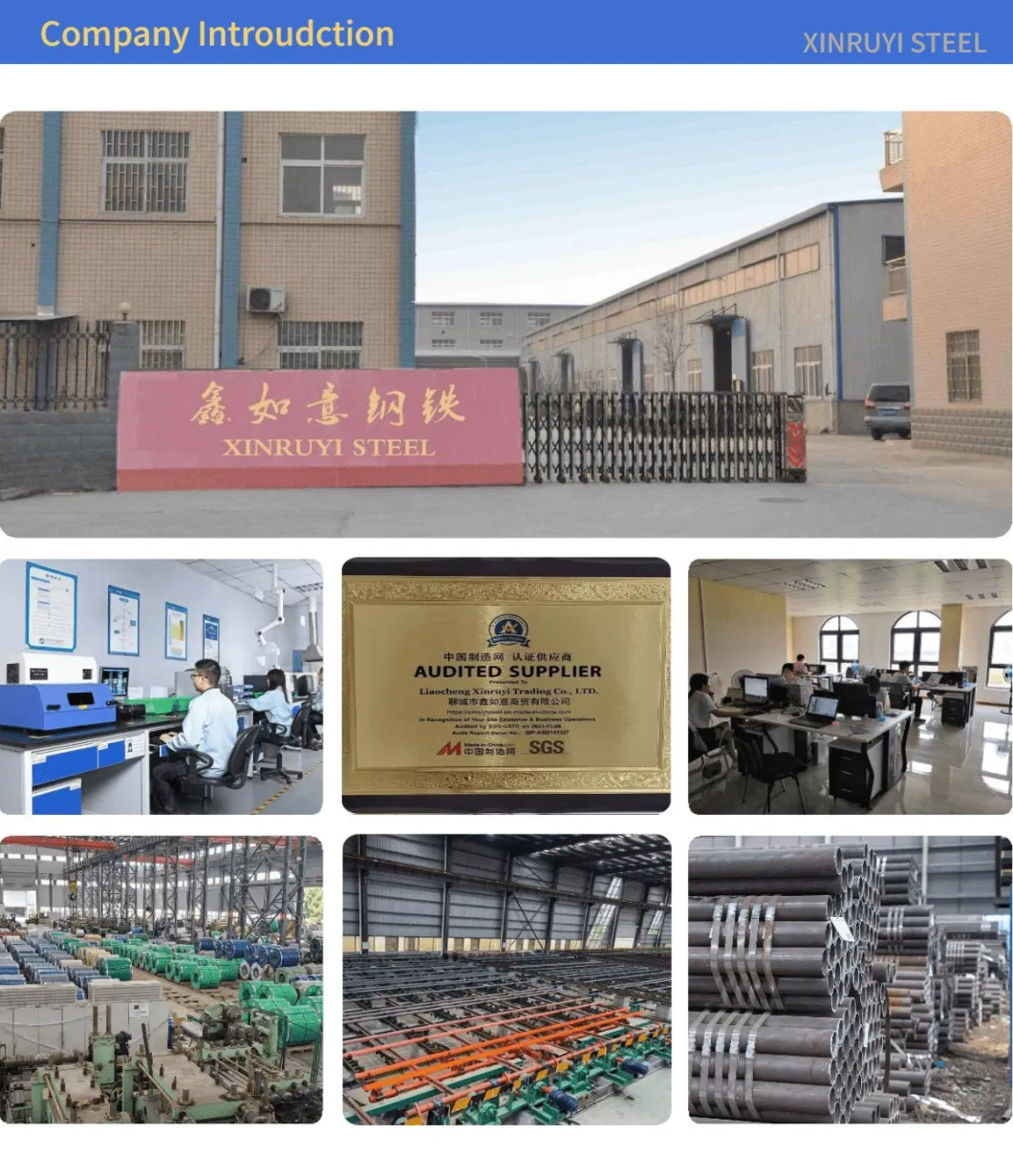 ASTM A106 API 5L High Presssure Ms Steel ERW Spiral Carbon Galvanized ASTM A53 Ss400 Q235 Black Iron Seamless Welded Sch40 Steel Tube Pipe for Building Materia