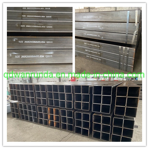 Square Steel Hollow Section Material Q355b Size 200X200X6mm X Length 5850mm Anti-Rust Oiled Surface