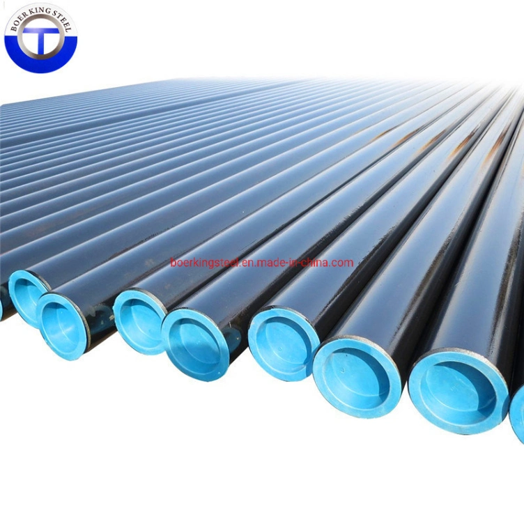 High Quality Q195 Q235 16mn Carbon Welded Steel Pipe ERW Ms Tube for Natural Gas and Oil Pipeline