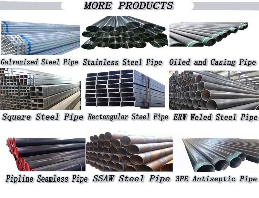 Mechanical Longitudinal Submerged Arc Welded Carbon Steel Pipe API5l / ASTM A252 / ASTM A53 /En10219