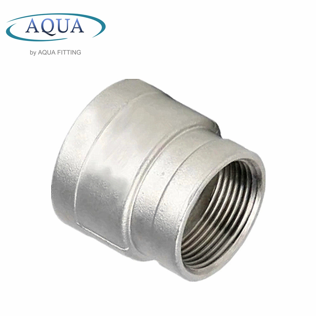 Hot 304/316 Stainless Steel Concentric/Eccentric Reducer Thread Screwed Female Pipe Fitting