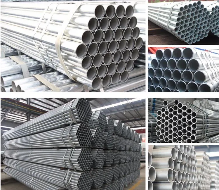 Ms Welded Steel ERW Q195/Q235 En10219/En10210 S235jr/S355jr Galvanized Round Steel Tube Pipe