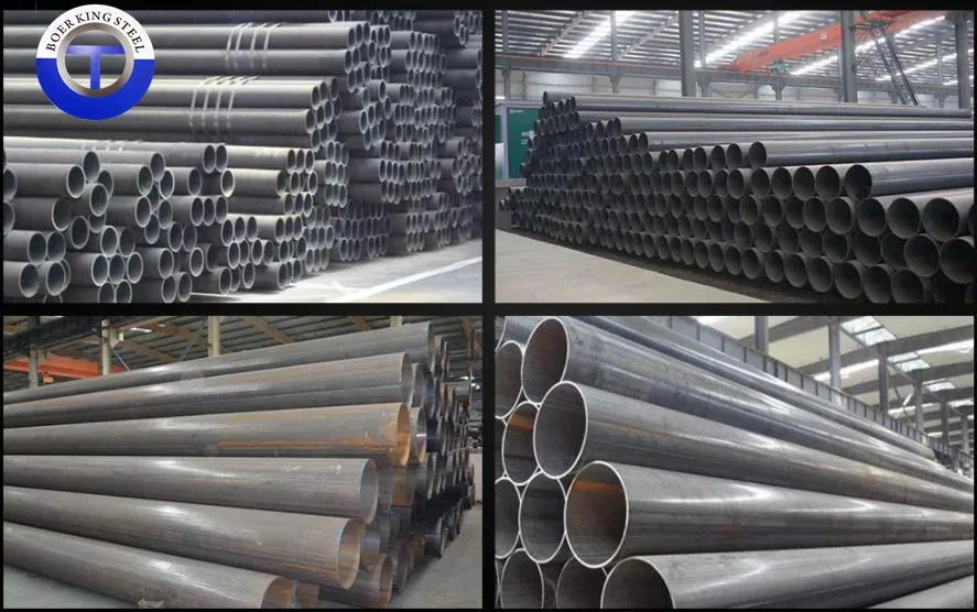 ASTM A252 Q235 S235jr Screw Carbon Steel Tube, ERW Spiral Welded Pipe, Carbon Welded Spiral Pipe for Oil