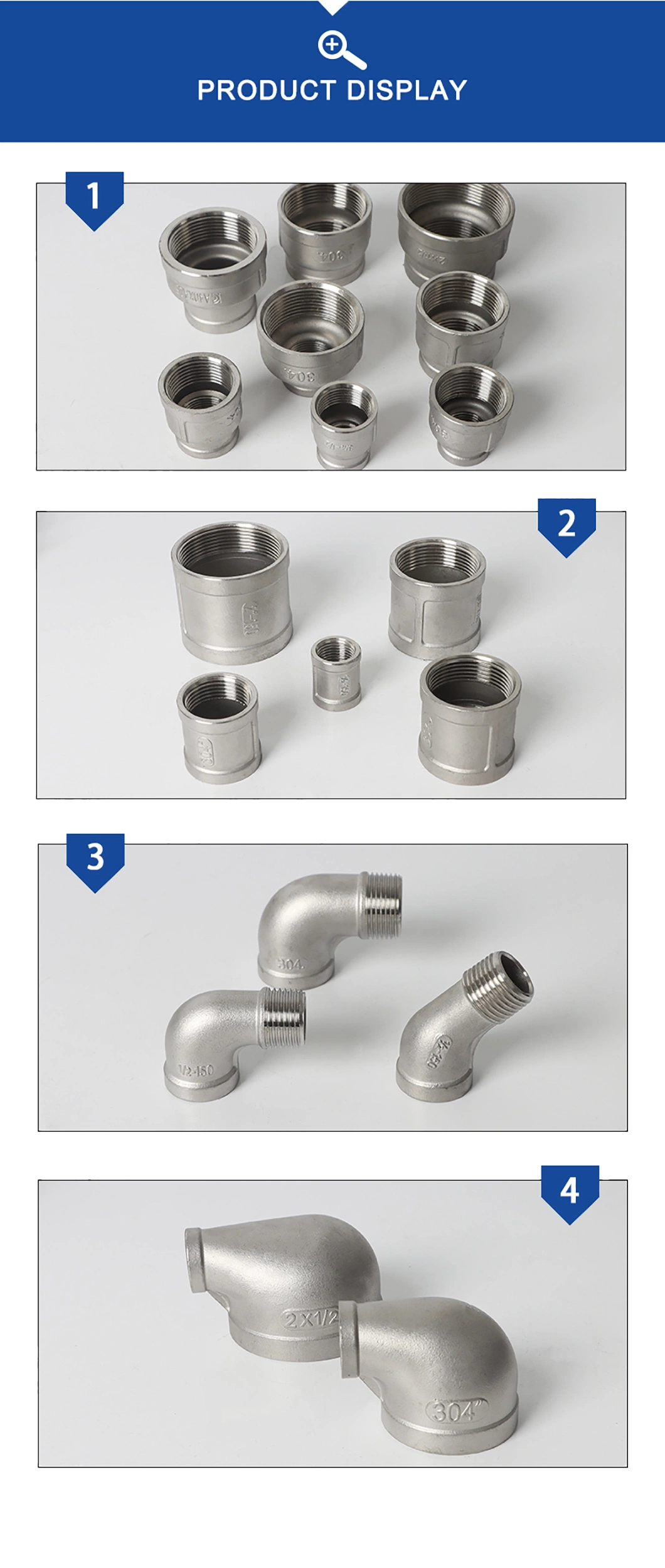 Stainless Steel Welded Pipe Fitting Lr 90 Degree Elbow