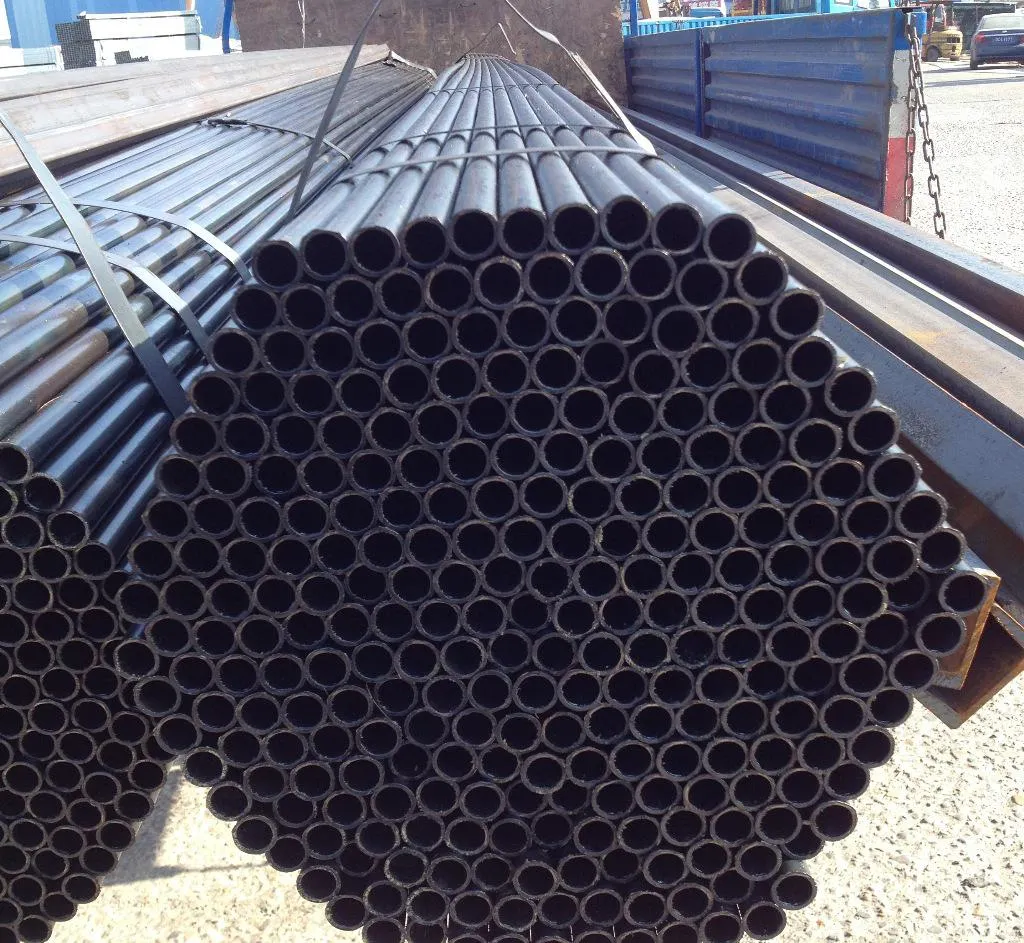 ERW Hollow Section Square Rectangle Round Pipe Hollow Iron Pipe Welded Black