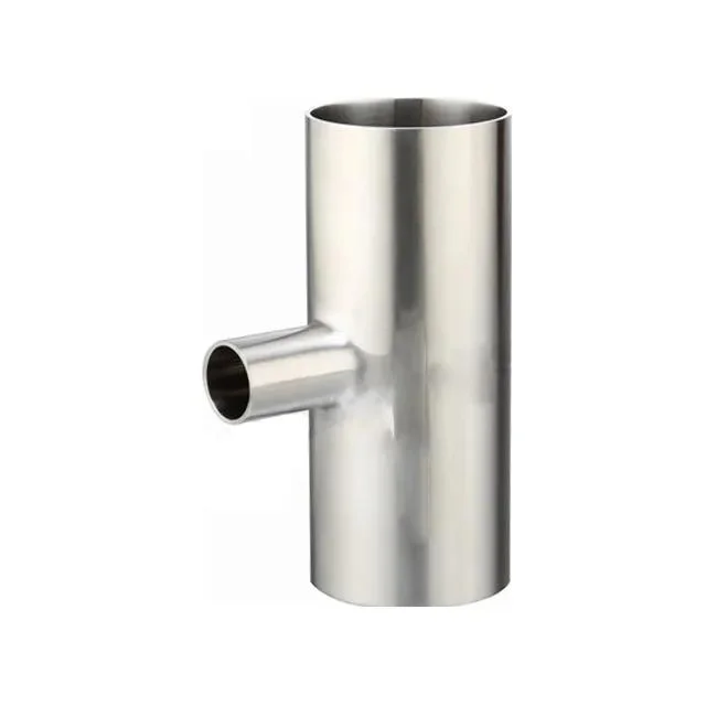 Stainless Steel Sanitary Fittings Welding Fitting Straight Equal Diameter Tee