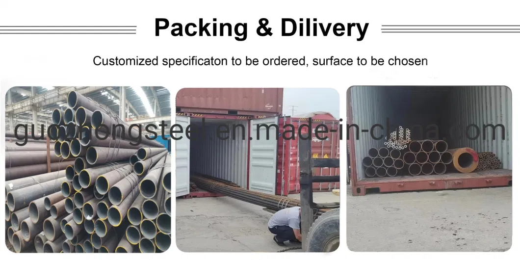 ASTM A36 Schedule 40 20inch 24inch 30inch Seamless Carbon Steel Pipe