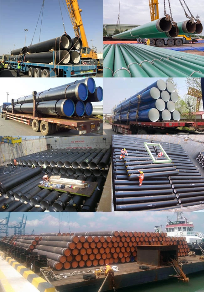 Electrical Resistance Weld Carbon Steel ERW API 5CT X52 X60 ASTM A53/ API5l 8&quot;-60&quot; X46 X52 X65 X70 Black Carbon Ms Mild Welded Casing Carbon Steel Pipe