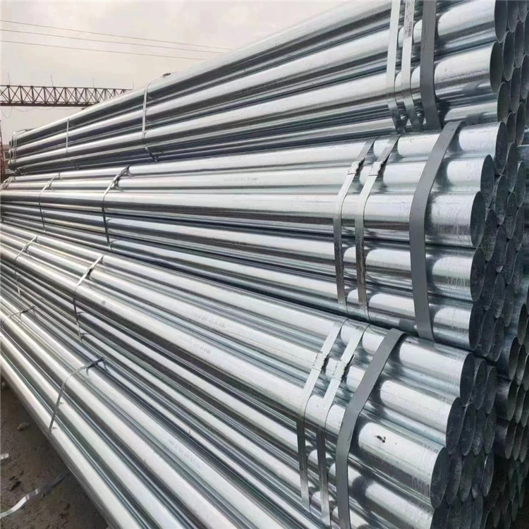 6 Meter Schedule 80 Factory Direct Sales DN15-DN200 Factory Shed Guardrail Water Line Hot Galvanized Steel Tube Pipe Price for Greenhouse Frame