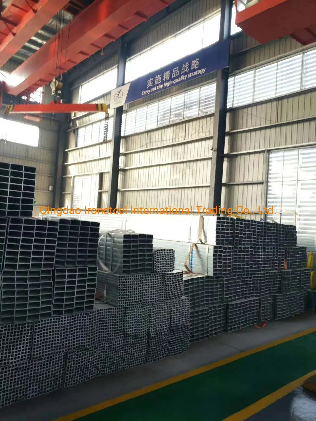 En10210 S355j2h/S3555joh/S275jr Galvanized Square/Rectangle Seamless/Welded Steel Pipe HDG Square Pipe