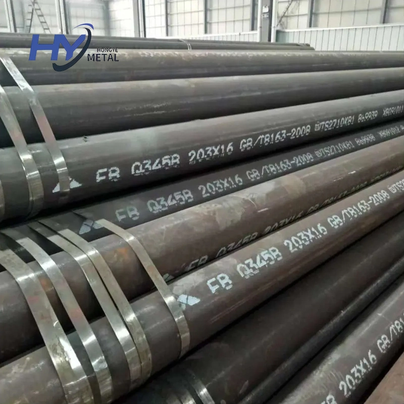 Factory Spiral ERW Ms Mild Welded Hot Dipped Galvanized Carbon Steel Pipe