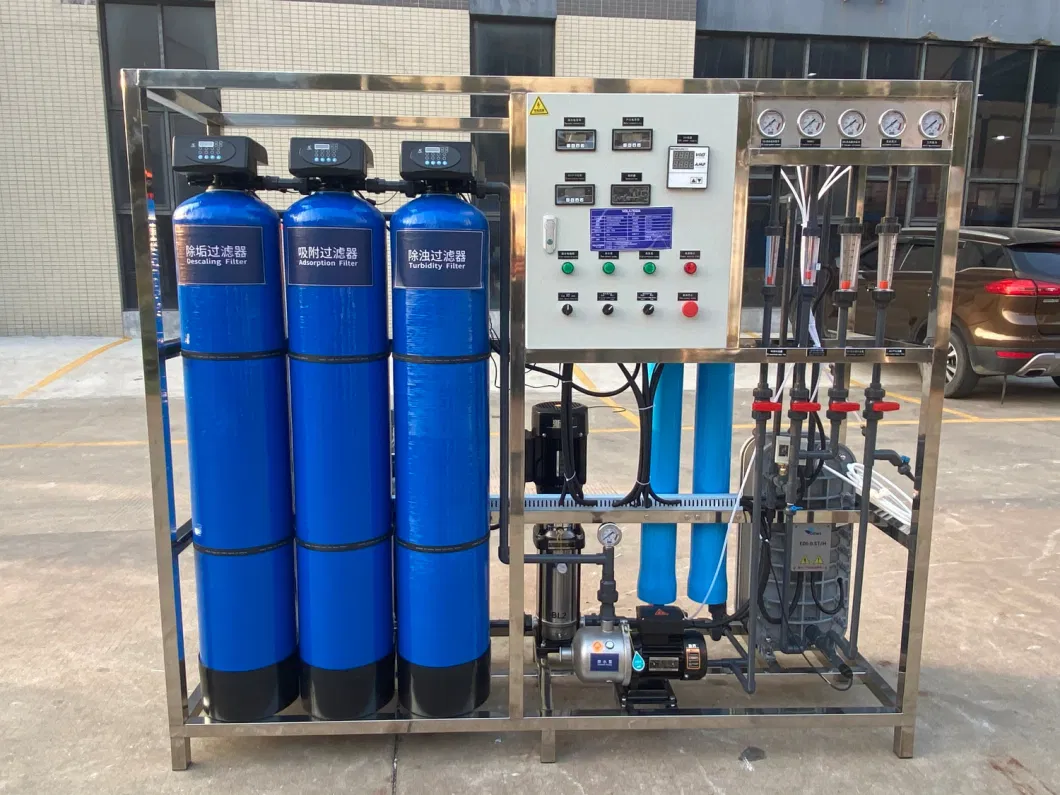 500L EDI Reverse Osmosis Water Purification Equipment PVC Pipeline, Research Hospital Water, No Conductive