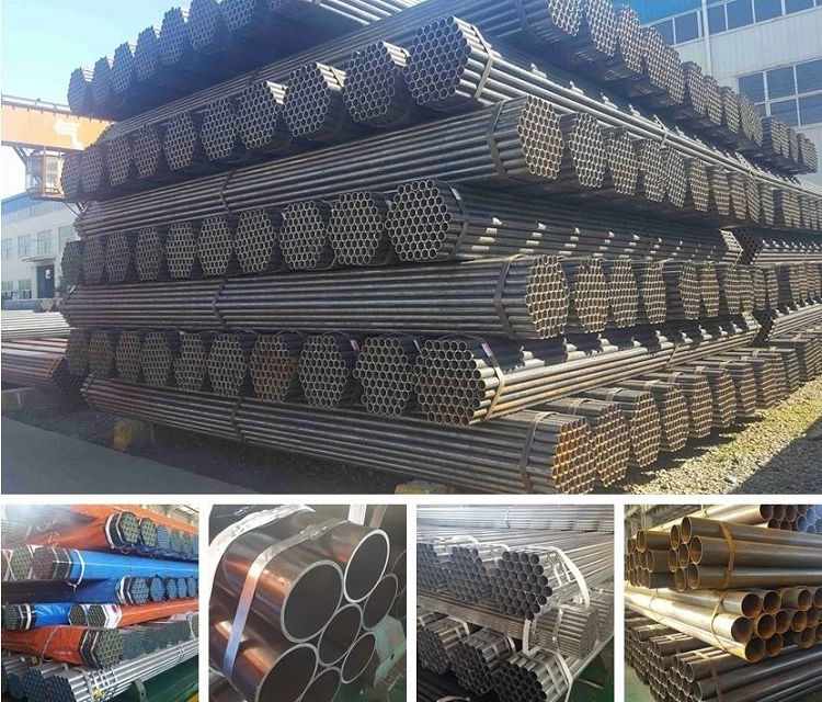 ASTM A106 Sch40, Sch80 Sch160 API 5L Gr. X52 Carbon Round Steel Seamless Pipes