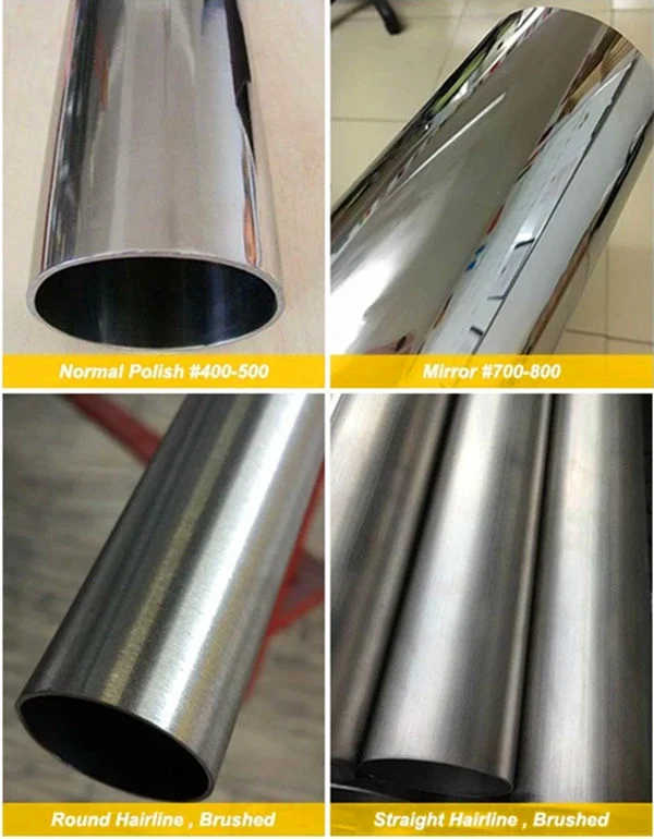 ASTM Seamless/Welded Stainless Steel Square Round Pipe 201 202 301 304 310S 316 430 304L 316L Ms Pipe for Construction Exhaust Flexible Pipe Steel Tube Pipe