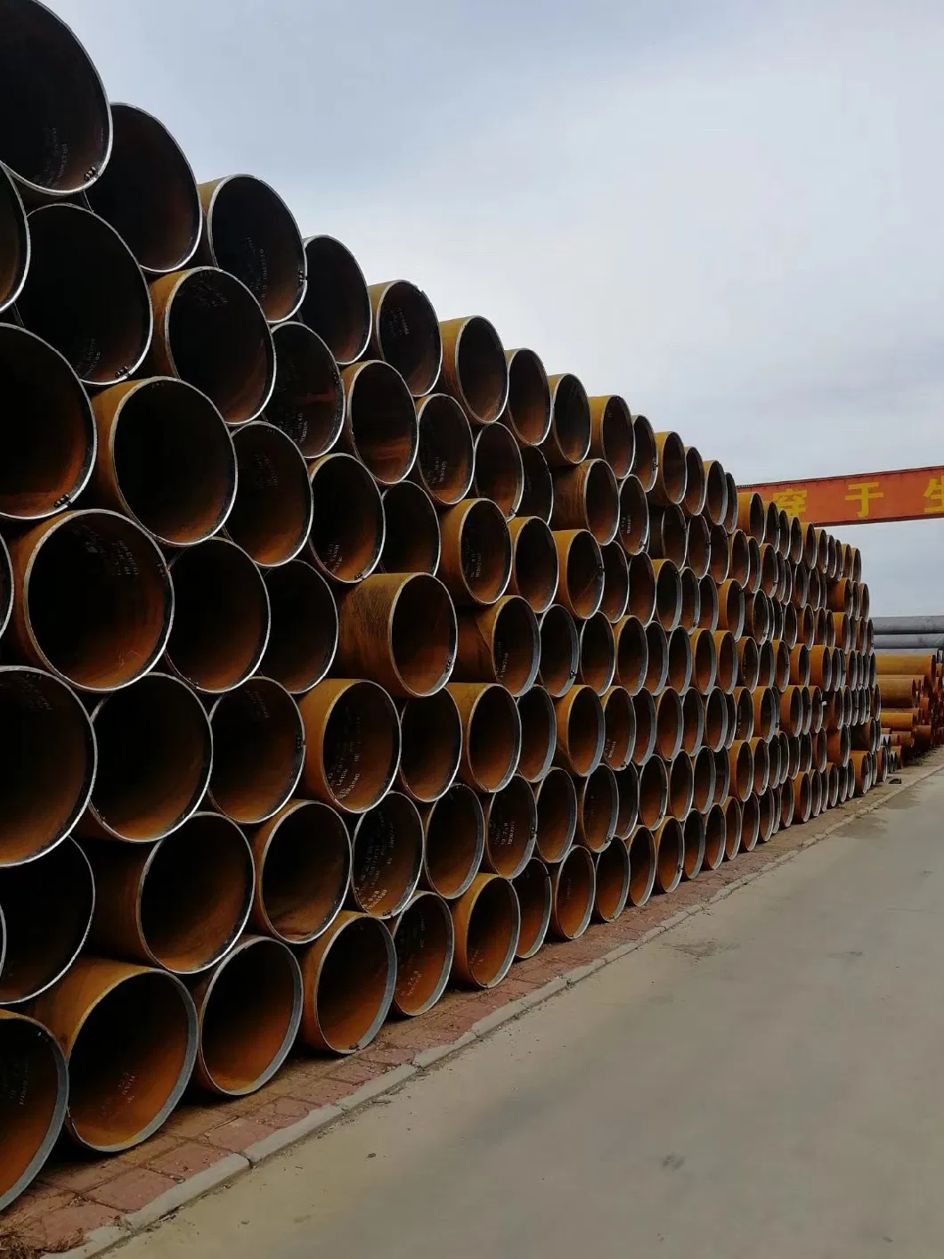 as Nes3678/9, Gr. 250/L15, Spiral Welded Pipe Steel Pipe for Marine, Piling