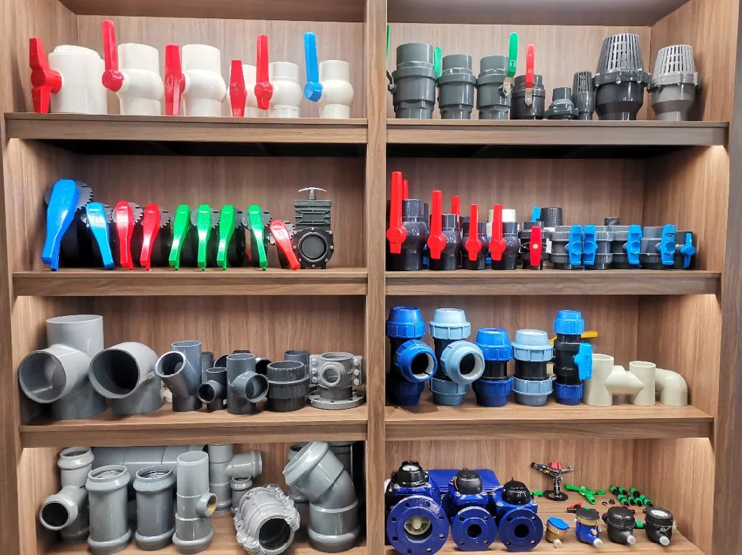 200mm High Quality Pn10 Plastic Fittings UPVC Reducing Tee for Water Supply or Agricultual Irrigation