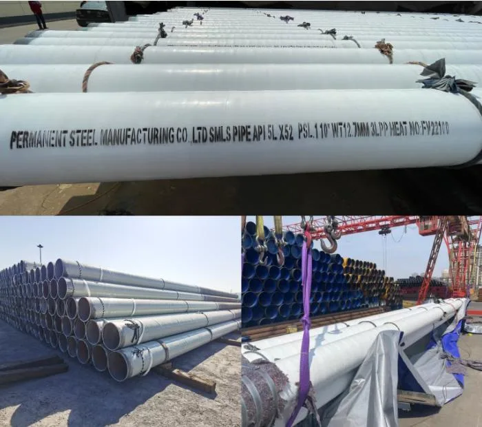 ASTM A106 Gr. B Hot Rolled Carbon Seamless Steel Pipe with 3lpp Coating