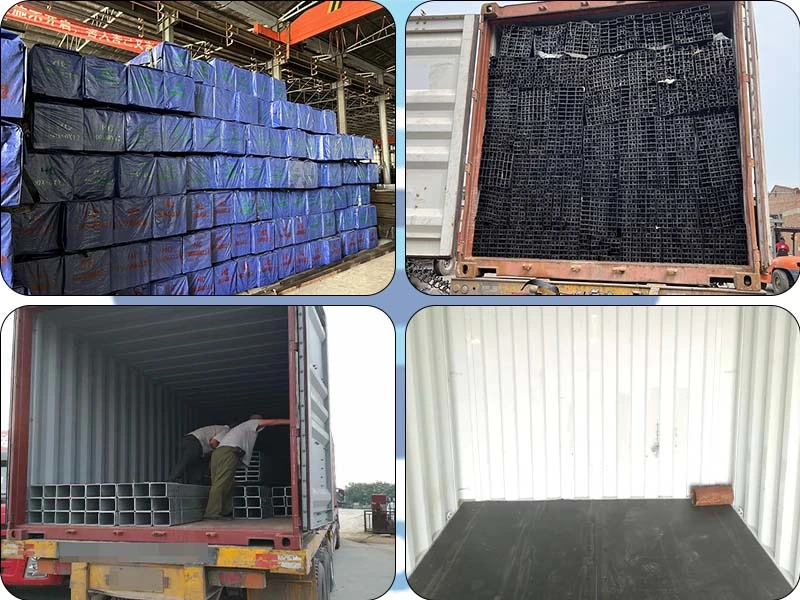 S355j0h J2h Steel Pipe Metal Pipe Square Hollow Section ASTM A500 A501 En10210 En10219 JIS Stkr 400 Stkr490 ERW Steel Pipe