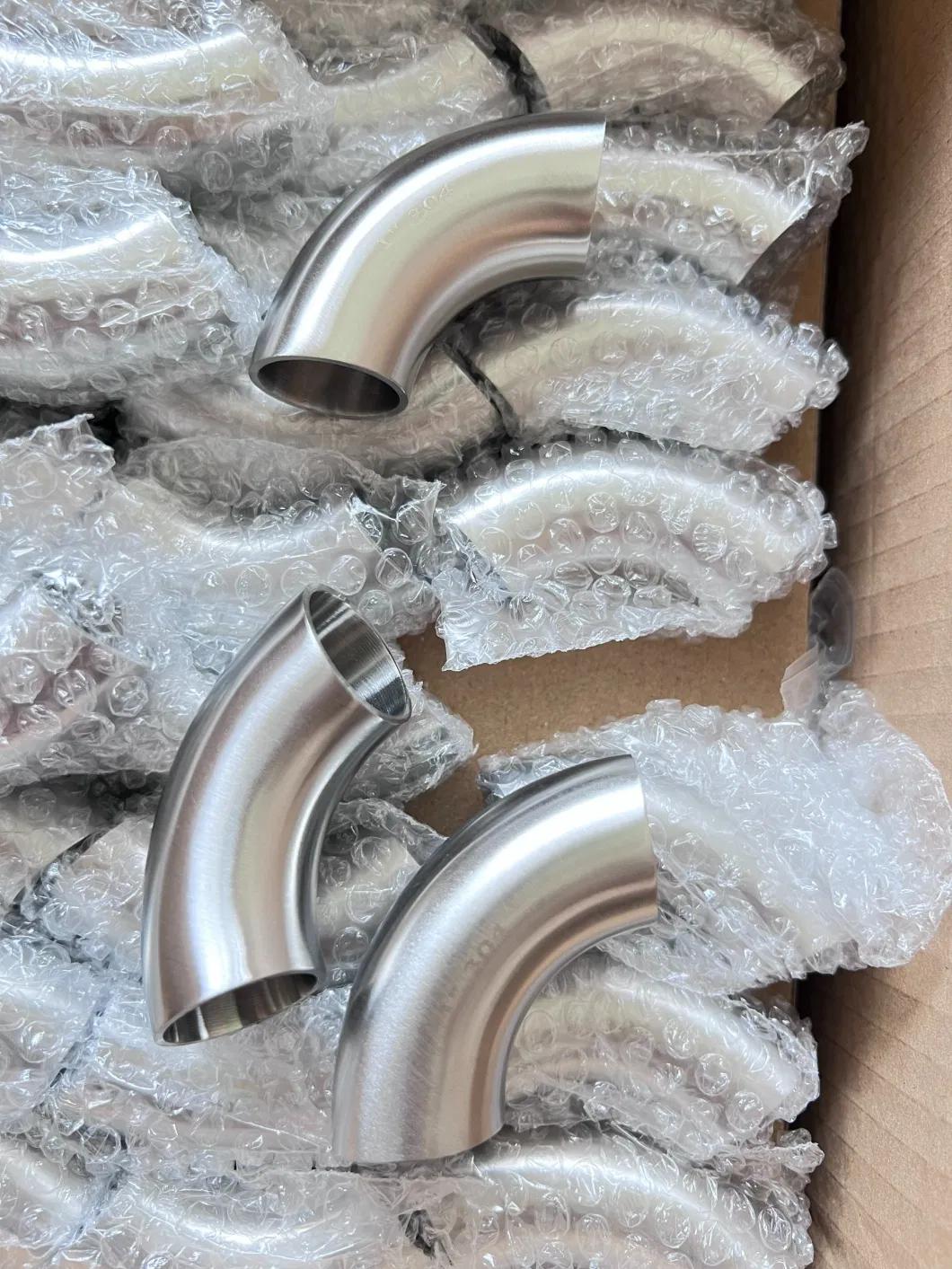 Pipe Fitting Stainless Steel Elbow Sanitary Short Weld 90deg SMS Standard (HDB-S001)