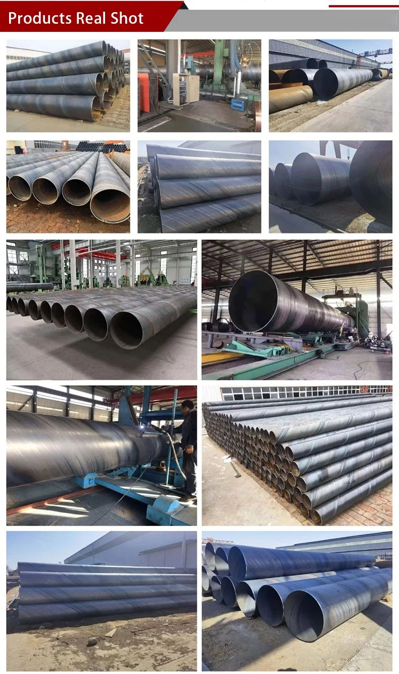Welded Mild Carbon Steel Pipe LSAW ERW API 5CT X52 X60 ASTM A106b/ API5l/API 5CT 8&quot;-60&quot; X52 X65 X70 X80 Black Carbon Ms Mild Welded Casing LSAW