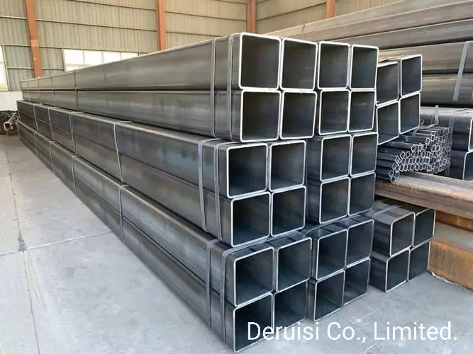 Square Rectangular Seamless Carbon Steel Pipe Tube ERW SSAW LSAW ASTM A106/API 5L Gr. B Sch40 Sch80