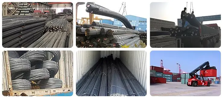 Grade 60 Ss400 S355 HRB335 HRB400 HRB500 Iron Deformed Steel Bar Rod Hot Rolled Steel Rebar for Building Construction