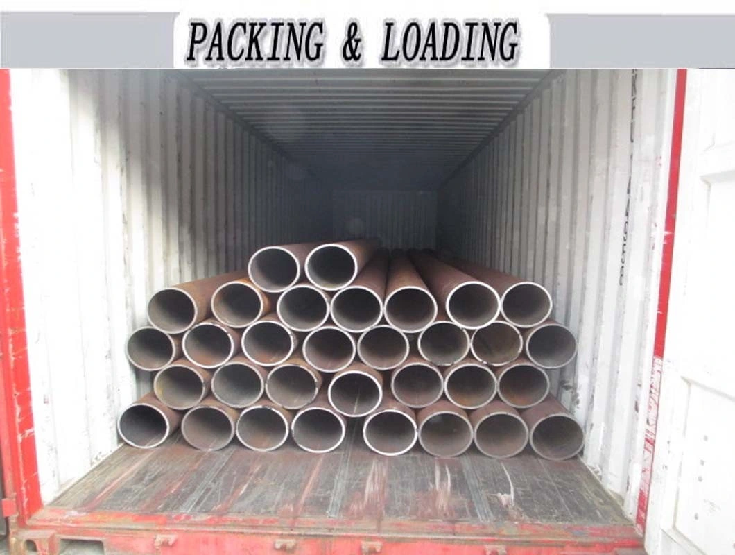 Long Length-18m Piling Project of Piling Pipes of LSAW Carbon Steel Pipe API/ ASTM A53 / ASTM A252 / As1163 / En10219 /JIS Ss440 / Skk440 with C9 Made in China