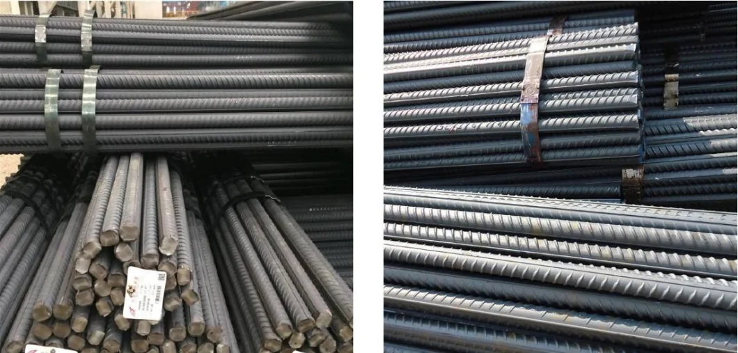 Iron Deformed Steel Bar Rod Grade 60 Ss400 S355 HRB335 HRB400 HRB500 Hot Rolled Steel Rebar for Building Construction