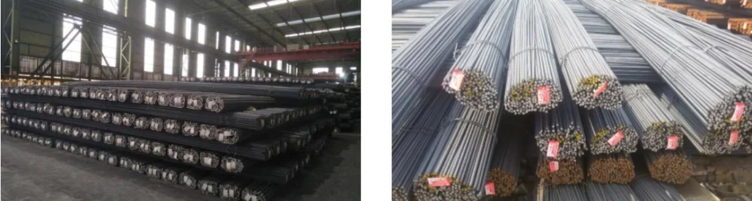 Iron Deformed Steel Bar Rod Grade 60 Ss400 S355 HRB335 HRB400 HRB500 Hot Rolled Steel Rebar for Building Construction