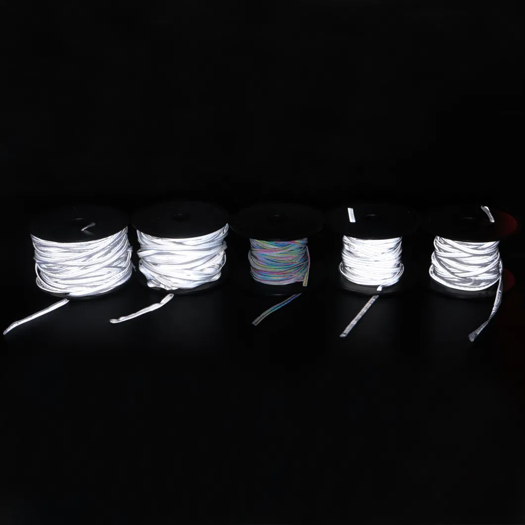 High-Quality Custom High Visibility Colors Reflective Piping for Clothes