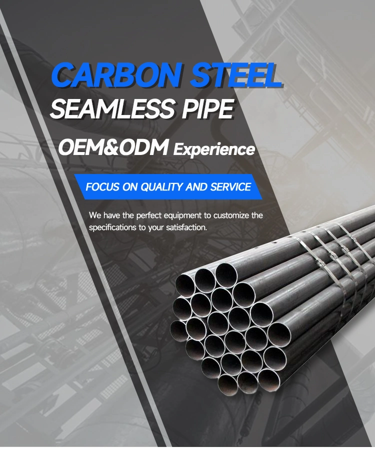 ASTM A106/A53/A192 Gr. B A106b ERW/SSAW/LSAW Mild Hot/Cold Rolled Carbon Seamless Pipe