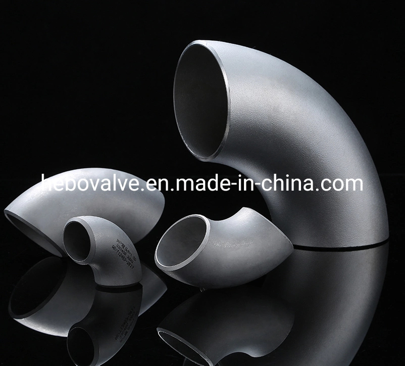 SS304/316L Seamless Stainless Steel Pipe Fitting 90deg Elbow 1.5D Long Radius Lr Bw