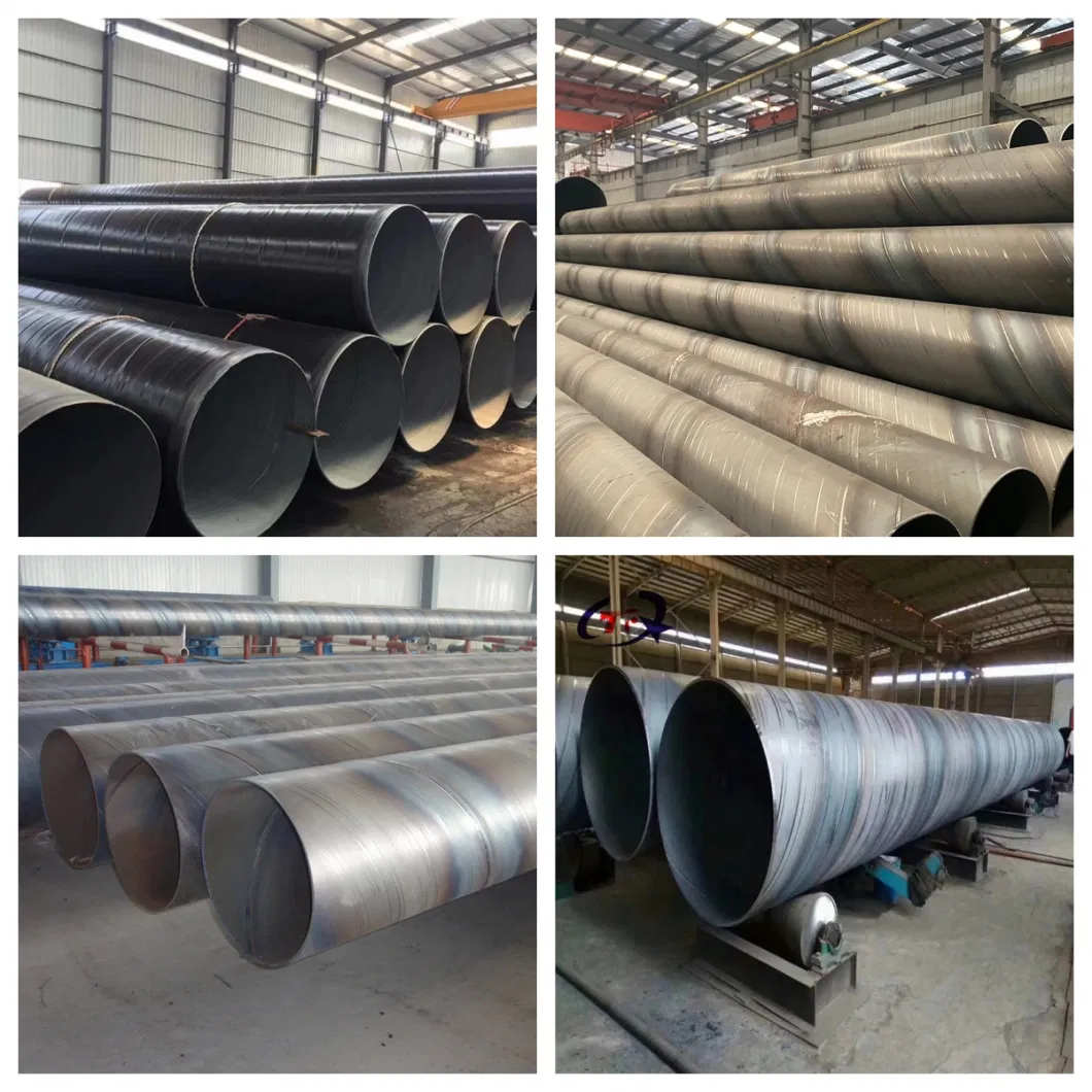 Factory Direct Sales Large Diameter ASTM A252 Gr. 3 Anti-Corrosion Welded Carbon Spiral Steel Pipes