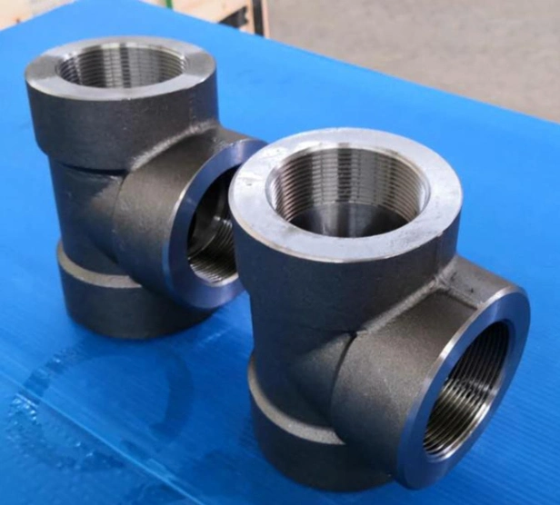 3000/6000/9000lbs. High Pressure Forged Carbon Steel/Stainless Steel Socket Welding Fittings Tee