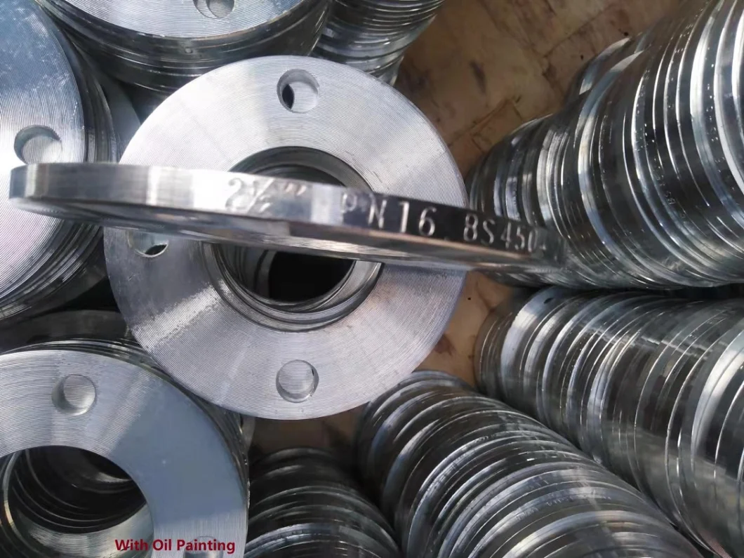 Casting Flanges ANSI 150lbs and Pn16 Carbon Carbon Steel and Stainless Steel Slip on Flange