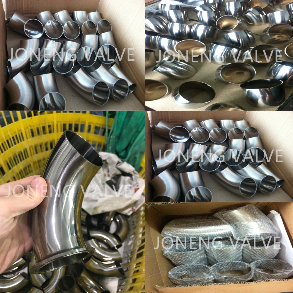 Stainless Steel Sanitary 90d Welded Elbow Pipe Fitting (JN-FT 4001)