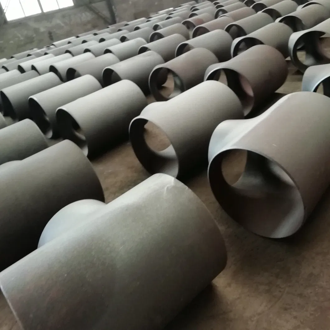 Thermofusion HDPE Equal Mild ASME B16.9 Wpb Reducing Seamless Forged Carbon Steel Butt-Welding Pipe Fitting Straight Reducer Tee