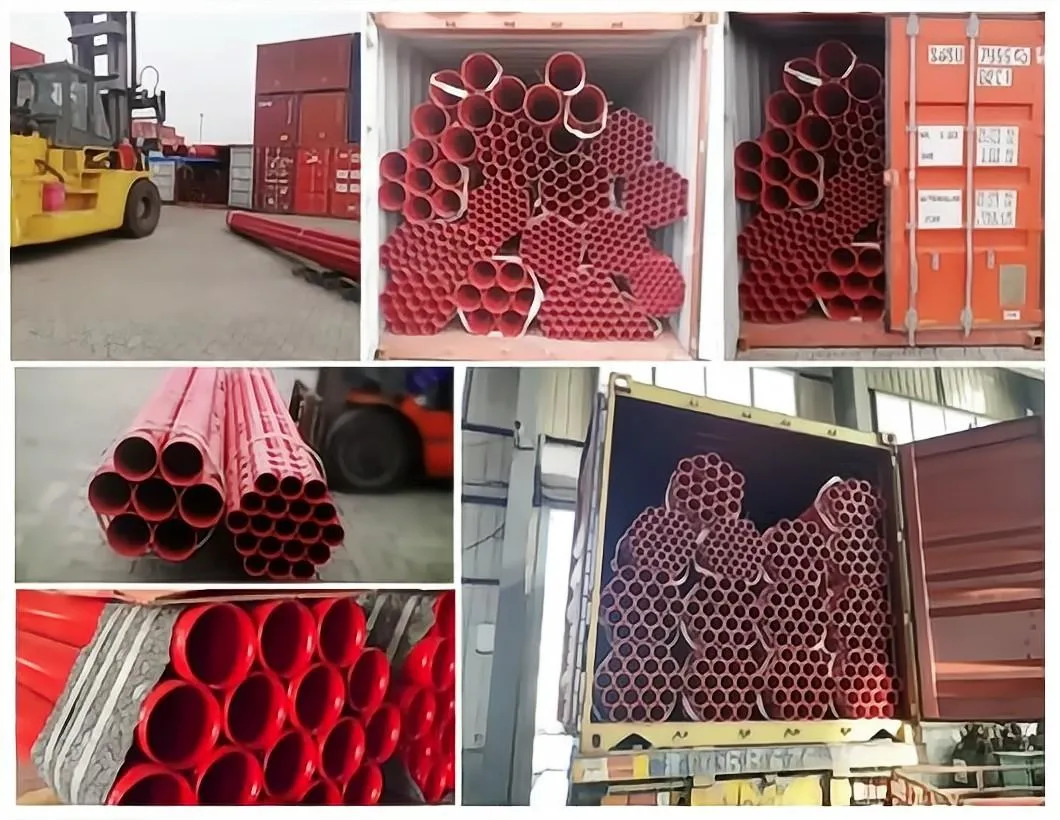 Large Diameter Epoxy Coated Anti-Corrosion SSAW Steel Pipe ASTM A53 Fbe /3PE/2PE Coating Pipe Fire Sprinkler Red Painted Steel Pipe with Epoxy Powder Coating