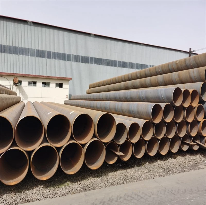 Pipe Factory Carbon Steel Seamedtube Big Size Hollow Section SSAW Steel Pipe Spiral Welded Steel Pipe to Water Oil and Gas Pipeline Spiral Pipe