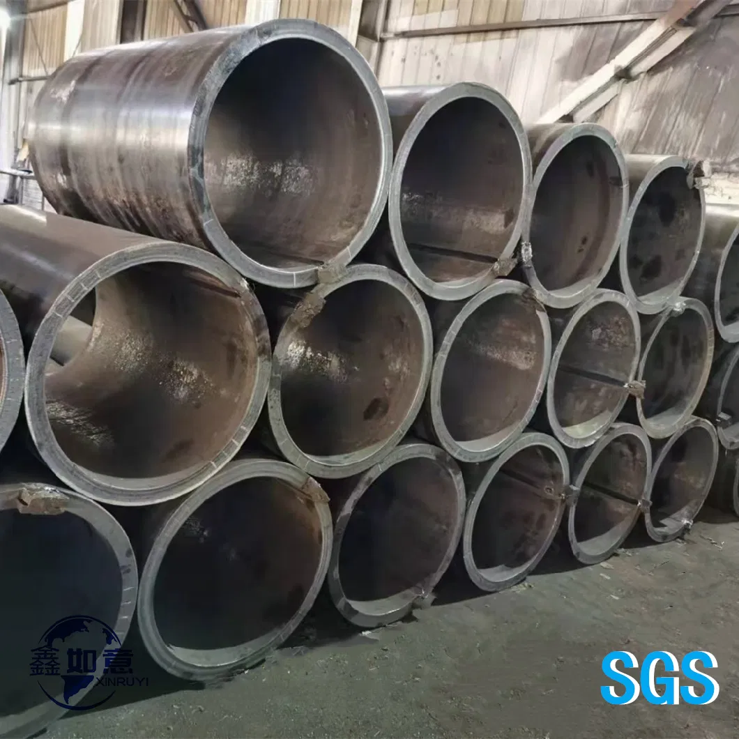 EMT Heavy Thick Wall Welded Pipe Galvanized Steel Tube Hot / Cold Rolling Extremely Big Size Welding Steel Pipe