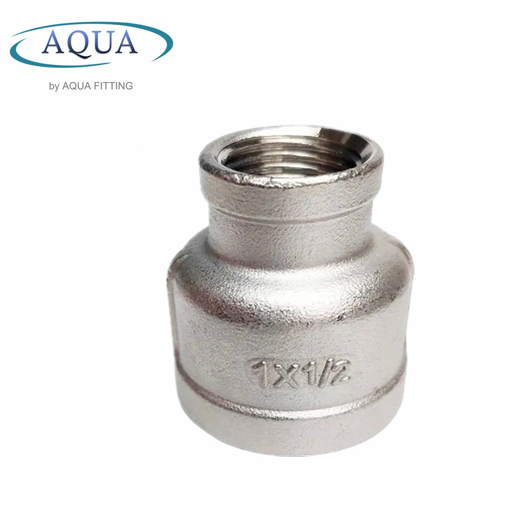 Hot 304/316 Stainless Steel Concentric/Eccentric Reducer Thread Screwed Female Pipe Fitting