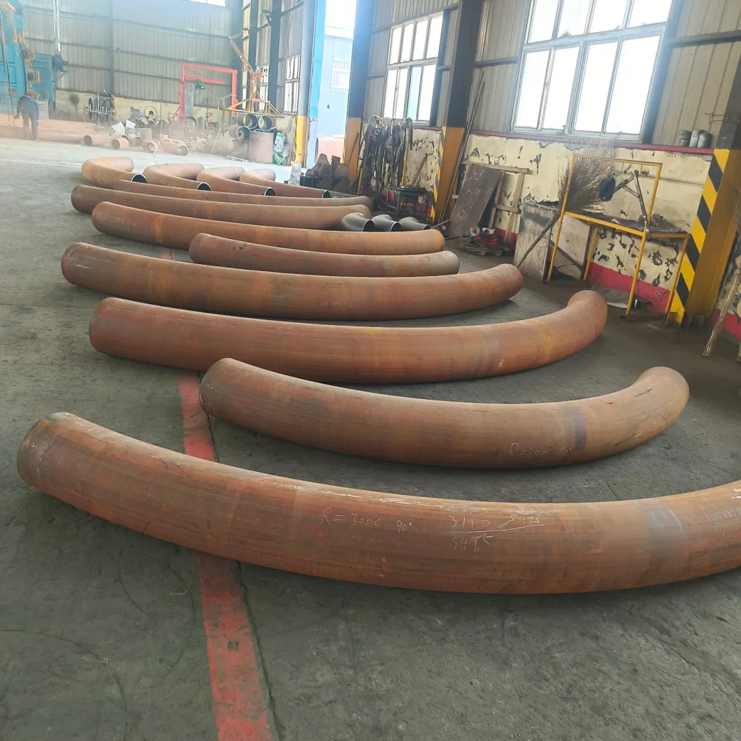 Hot Induction Bend Carbon Steel Fitting 90deg 3D 5D 10d Pipe Bend Elbow Manufacturer