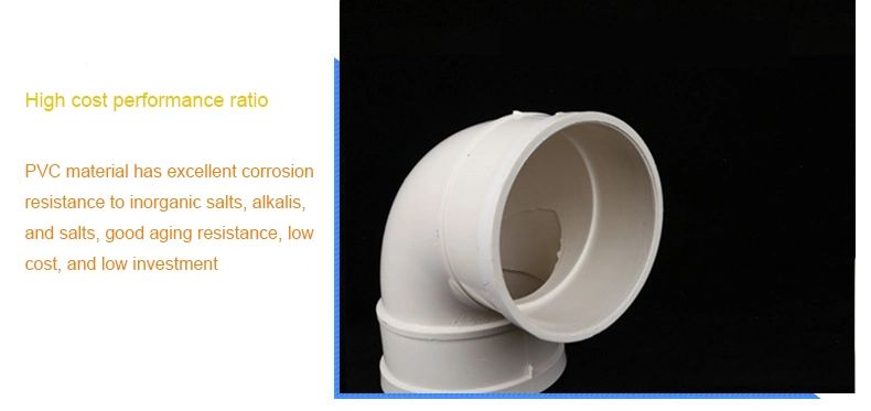 PVC Compression Drainage Pipe Fittings, Compression Drainage Elbows