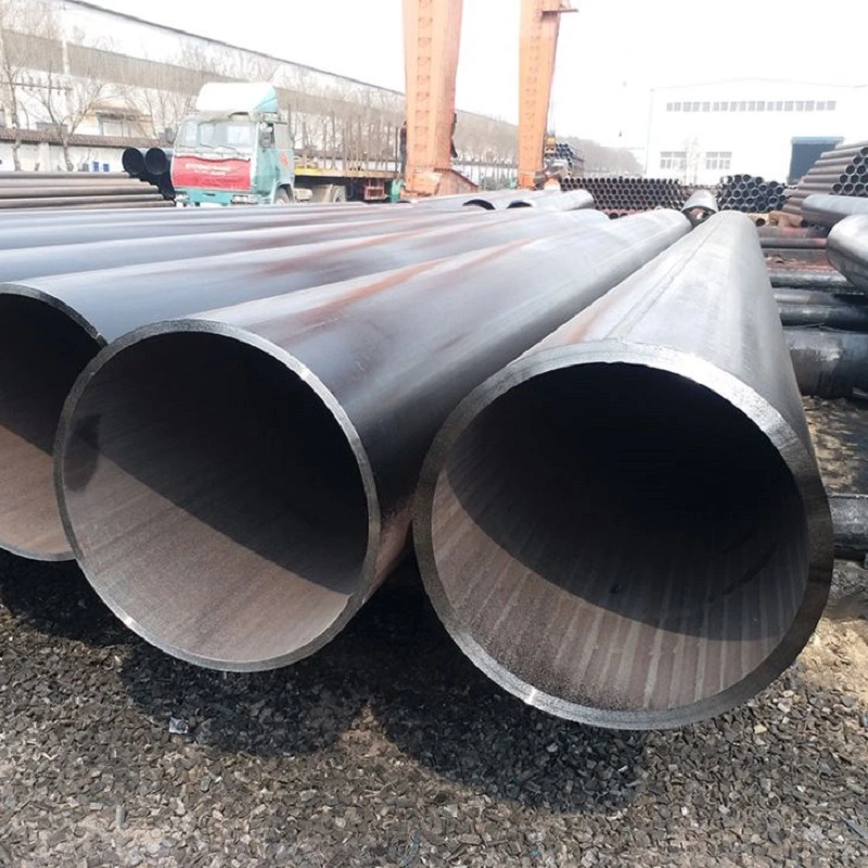 ASTM A53 API 5L Grade B Sch40 2 Inch Beveled Ends ERW Straight Seam Welded Steel Pipe