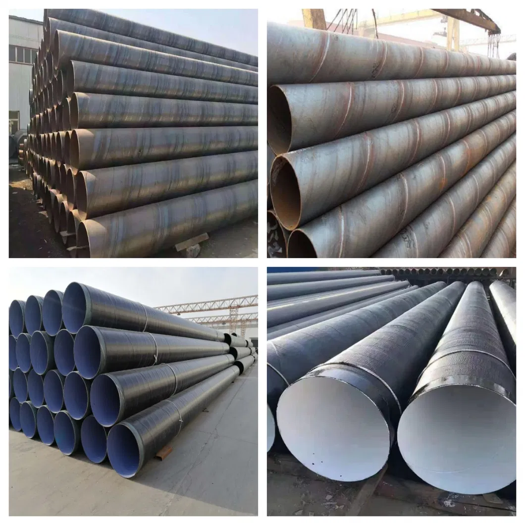 Factory Direct Sales Large Diameter ASTM A252 Gr. 3 Anti-Corrosion Welded Carbon Spiral Steel Pipes