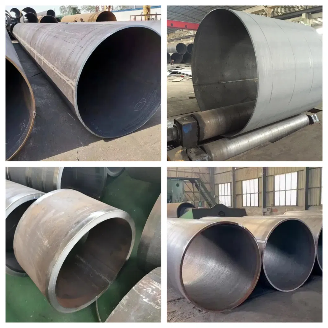 Q235 Q345b 16mnr Q460 Big Size Diameter Thick Wall ERW Welded Steel Pipe Carbon Steel Pipe Thickness Steel Pipe Black Pipe