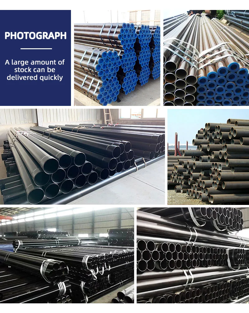 Hot Rolled Carbon Ms Mild Black Carbon Steel Pipe / Welding Steel Pipe