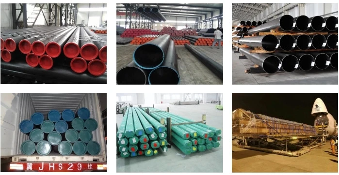 ASTM A106 / A53 API Round Black Seamless Carbon Steel Pipe and Tube