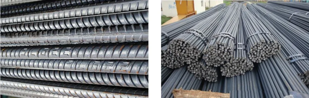 Iron Deformed Steel Bar Rod Grade 60 Ss400 S355 HRB335 HRB400 HRB500 Hot Rolled Steel Rebar for Building Construction